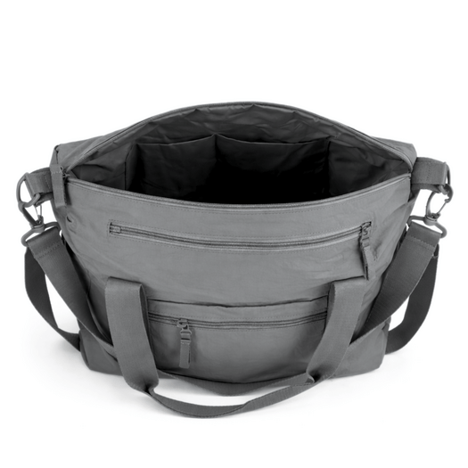 Large Women&rsquo;s Fabric Sports Bag Solier FB55 Viona &ndash; Grey 5