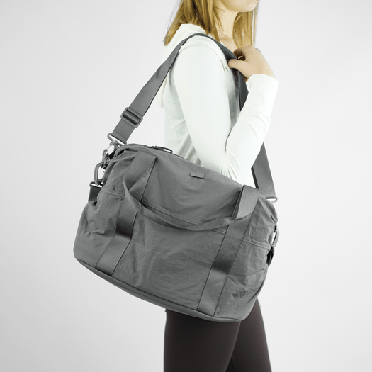 Large Women&rsquo;s Fabric Sports Bag Solier FB55 Viona &ndash; Grey 6