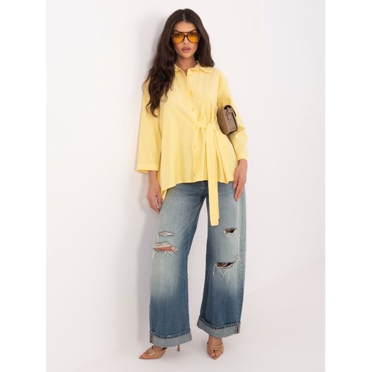 Koszula-IT-KS-FL10188.27-jasny ż&oacute;łty 1