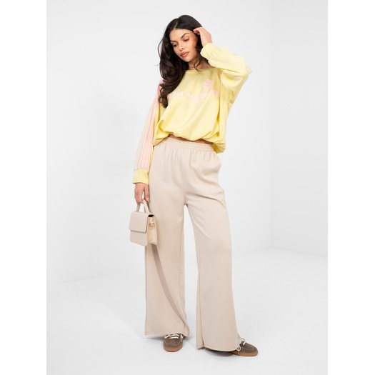 Spodnie dresowe-IT-DR-22227.91-beżowy 3