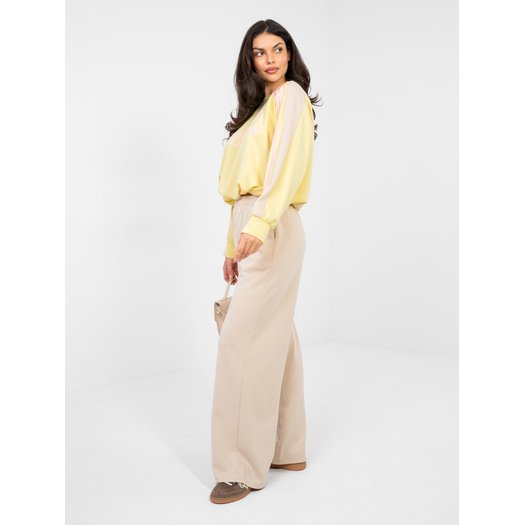 Spodnie dresowe-IT-DR-22227.91-beżowy 2