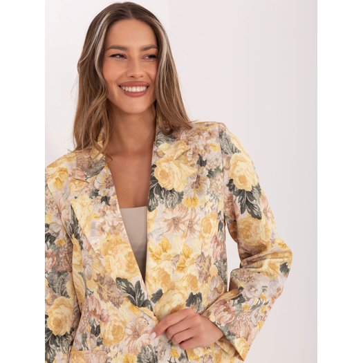 Marynarka-IT-MA-FL8932.60-ż&oacute;łty