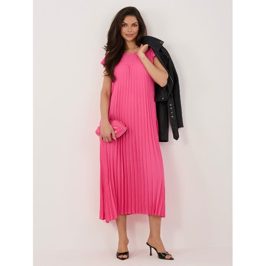 Sukienka-IT-SK-19552.72-ciemny r&oacute;żowy