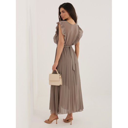 Sukienka-IT-SK-13166.85-ciemny bezowy 4