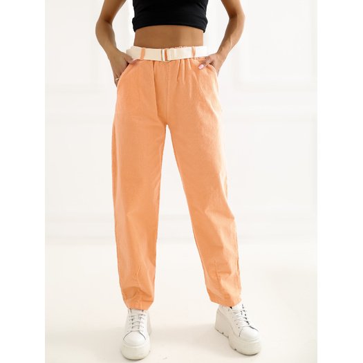 Spodnie-IT-SP-26016.85-jasny pomarańczowy 2