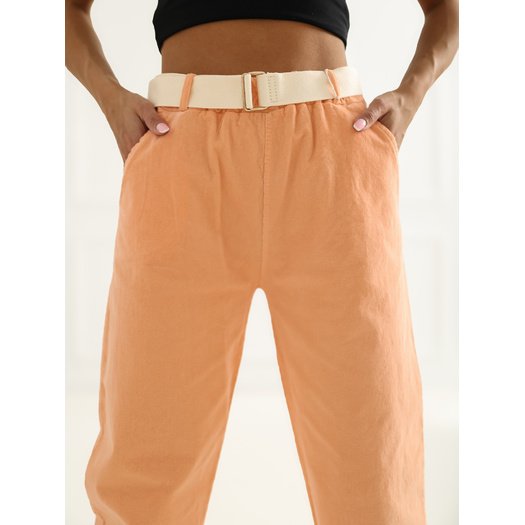Spodnie-IT-SP-26016.85-jasny pomarańczowy 4