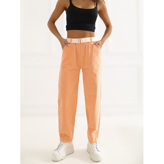 Spodnie-IT-SP-26016.85-jasny pomarańczowy 3