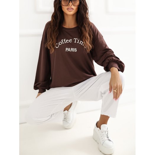 Bluza-RV-BL-A1220.11-ciemny brązowy 1