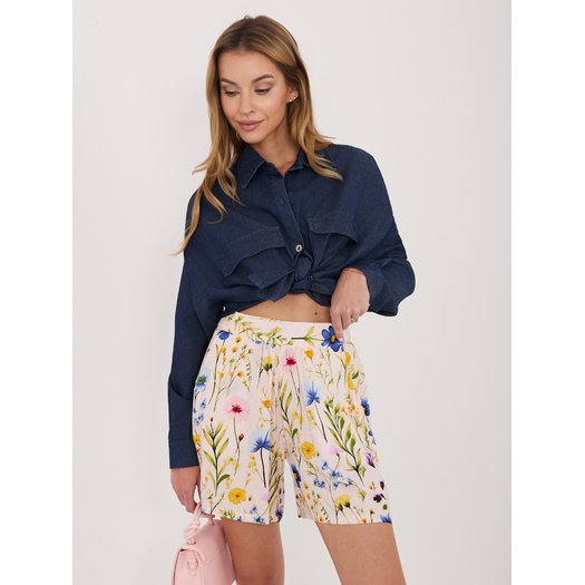 Szorty-D73771M62489KD-jasny r&oacute;żowy 2