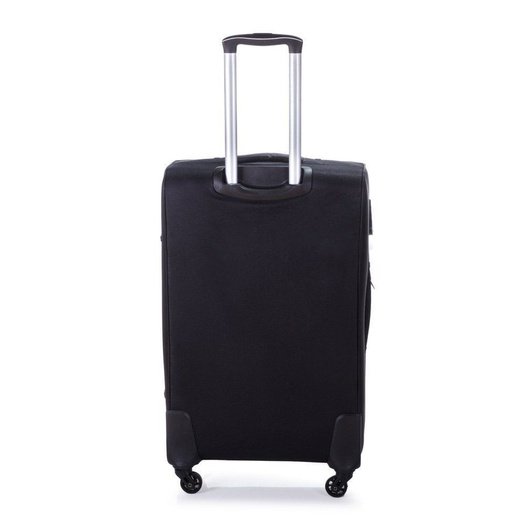 Large soft luggage XL Solier STL1311 black-red 2