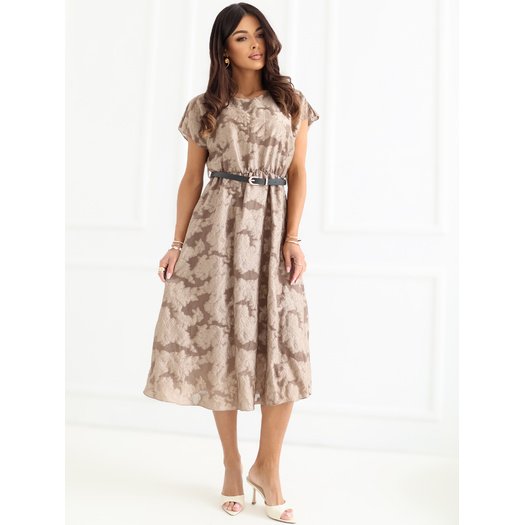 Sukienka-IT-SK-16060.91-ciemny bezowy 2