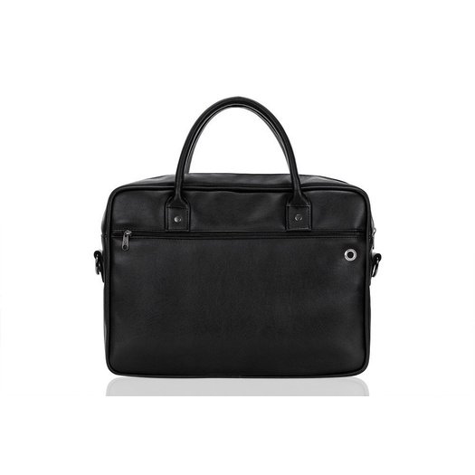 Black shoulder laptop bag Solier S19 FOXFORD 2