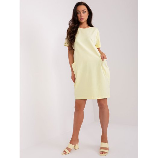 Sukienka-RV-SK-8724-1.91-jasny ż&oacute;łty 1