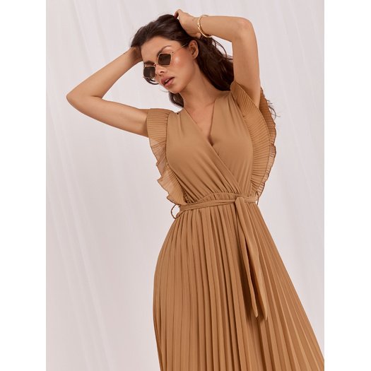 Sukienka-IT-SK-13166.85-camelowy