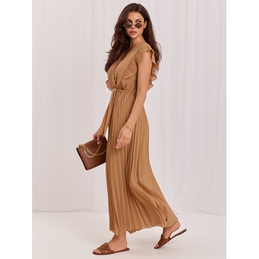 Sukienka-IT-SK-13166.85-camelowy