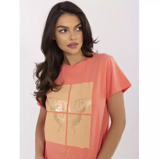 T-shirt-CLM-TS-1704.85-koralowy