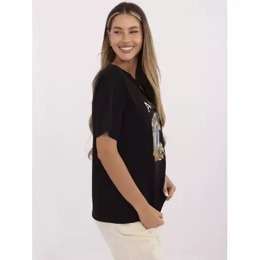T-shirt-MI-TS-M3221G.75-czarny