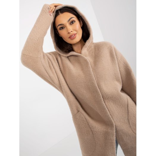 Women's coat MBM-PL-1518.95P light beige