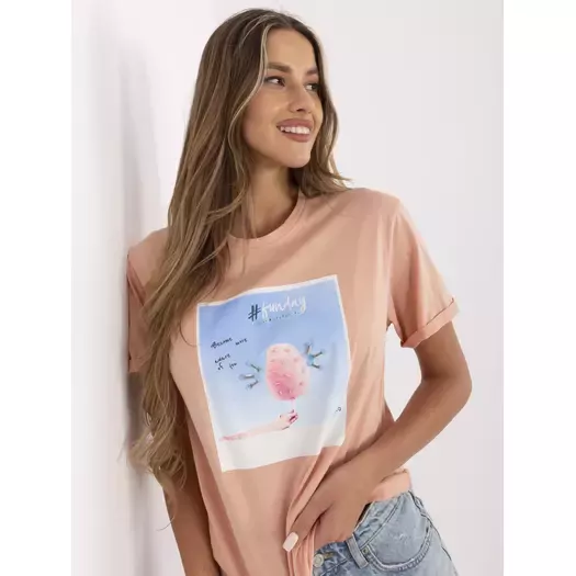 T-shirt-PM-TS-SS21CA59.01P-łososiowy