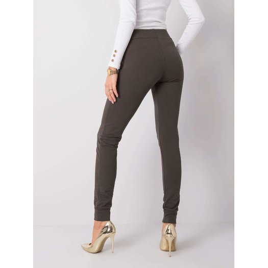 Spodnie dresowe-RV-DR-5980.12-ciemny khaki