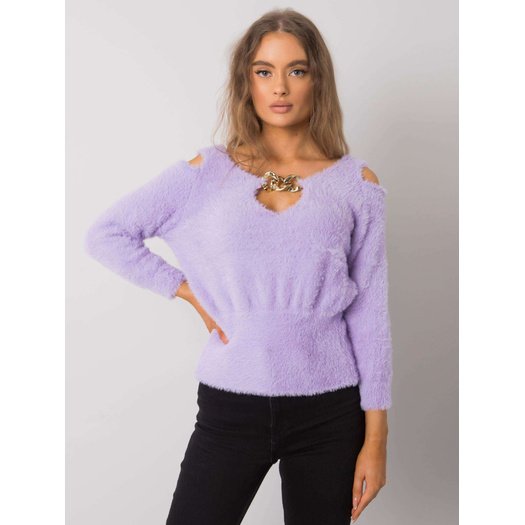 Megztinis-LC-SW-7033.27X-šviesiai violetinis