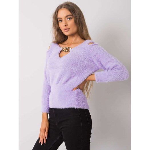 Megztinis-LC-SW-7033.27X-šviesiai violetinis