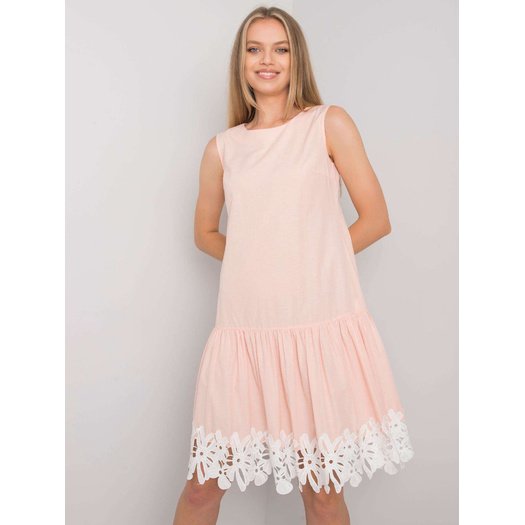 Sukienka-LK-SK-506990.53-brzoskwiniowy 12