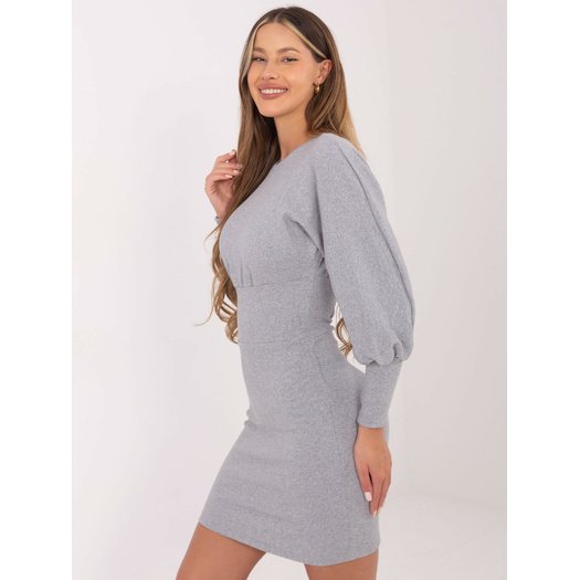 Suknelė-RV-SK-6079.65-pilka 4