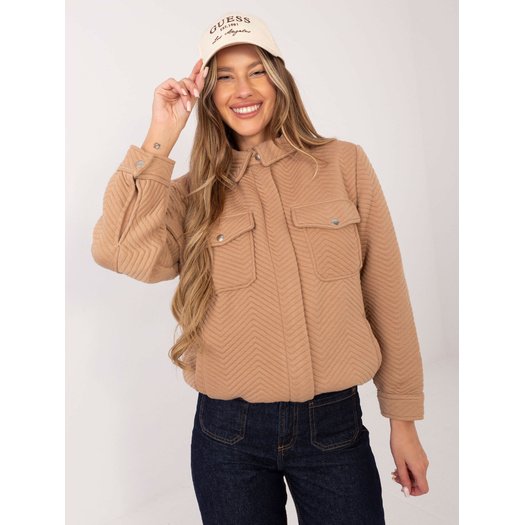 Striukė moterims-RV-KR-007.95P-camelowy 18