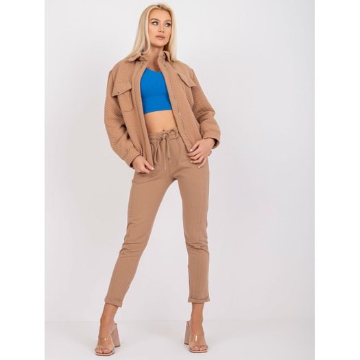 Striukė moterims-RV-KR-007.95P-camelowy