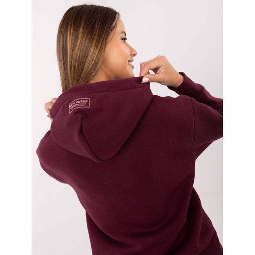 Bluza-D10608BC02802A4NO-bordowy 1