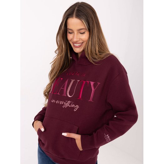 Bluza-D10608BC02802A4NO-bordowy