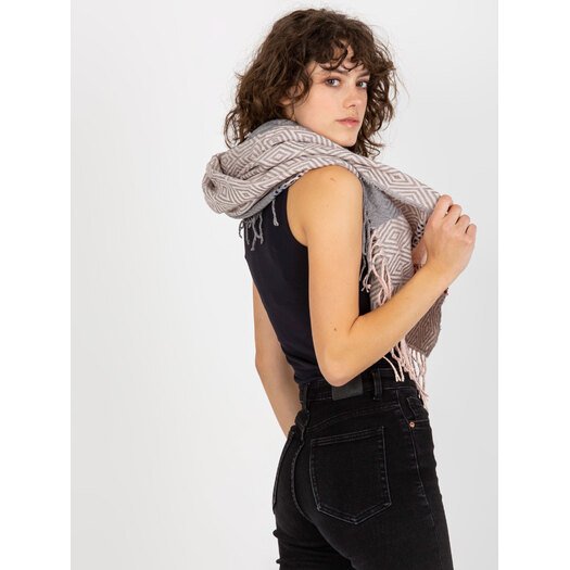 Szalik-AT-SZ-2001-1.87-szaro-różowy 2