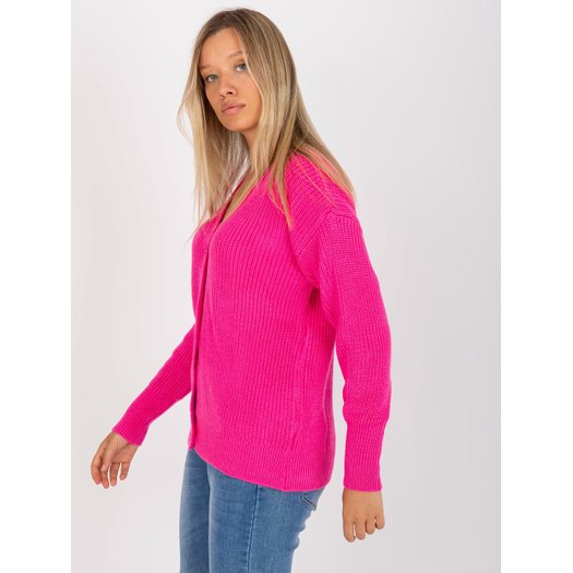 Megztinis-LC-SW-0321.06X-fluo rožinis