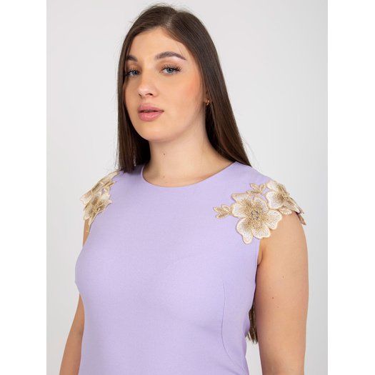 Suknelė-LK-SK-506605.31P-šviesiai violetinė