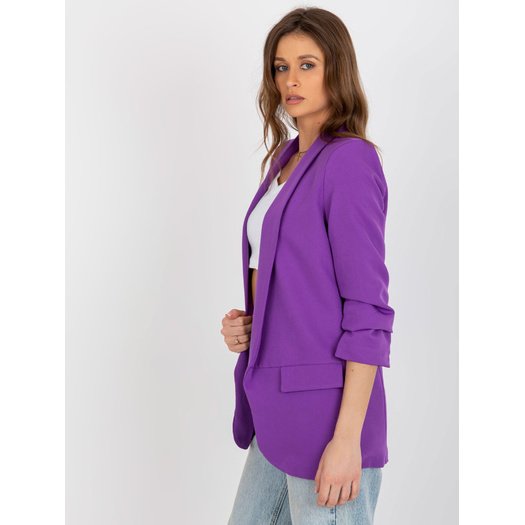 Švarkas moterims DHJ-MA-7684.15P-violetinė