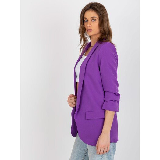 Švarkas moterims DHJ-MA-7684.15P-violetinė