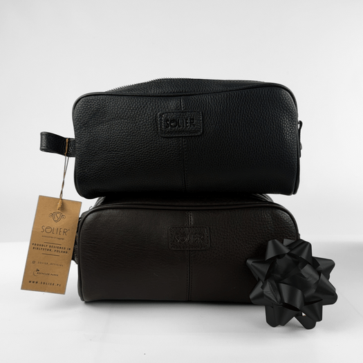 Elegant leather men's beauty bag SOLIER SZETLAND 4