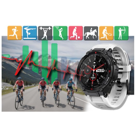 Išmanusis laikrodis vyrams GRAVITY GT7-6 - Skambinimo funkcija (sg016f)