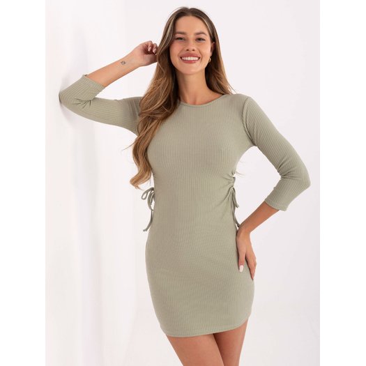 Sukienka-LK-SK-508687.17P-pistacjowy 17