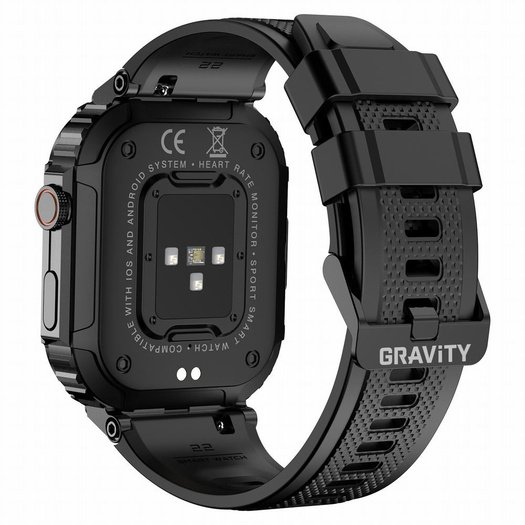 Išmanusis laikrodis vyrams Gravity GT6-1 - Skambinimo funkcija, MONITOR SNU (sg020a)