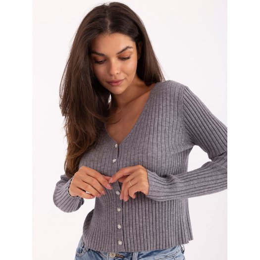 Sweter-PM-SW-R1639.27-ciemny szary 3