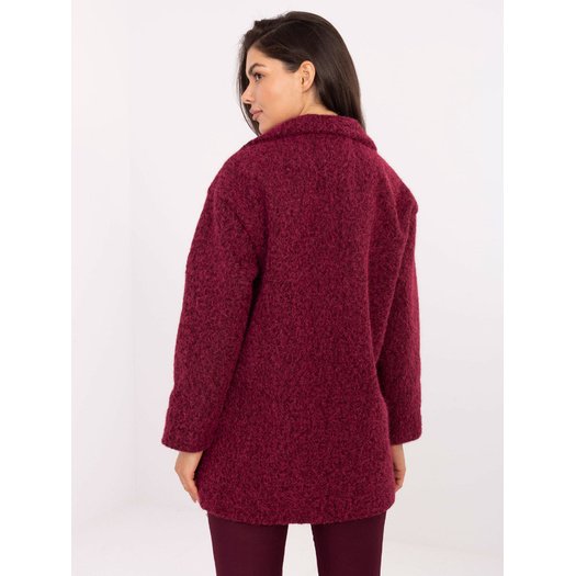 Płaszcz-IT-PL-96775.19P-bordowy