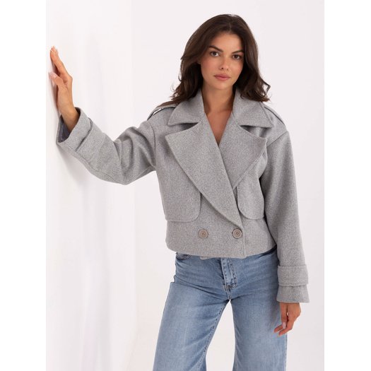 Paltas moterims -IT-KR-A9558.62-szary