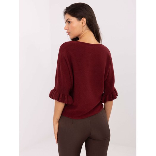 Sweter-IT-SW-99244.65-bordowy 2