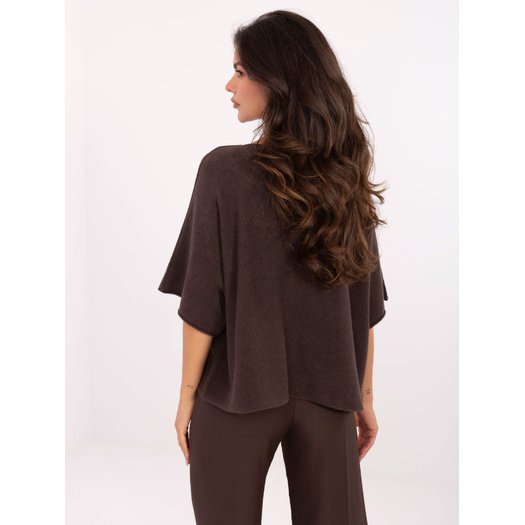 Sweter-IT-SW-2202.52-ciemny brązowy
