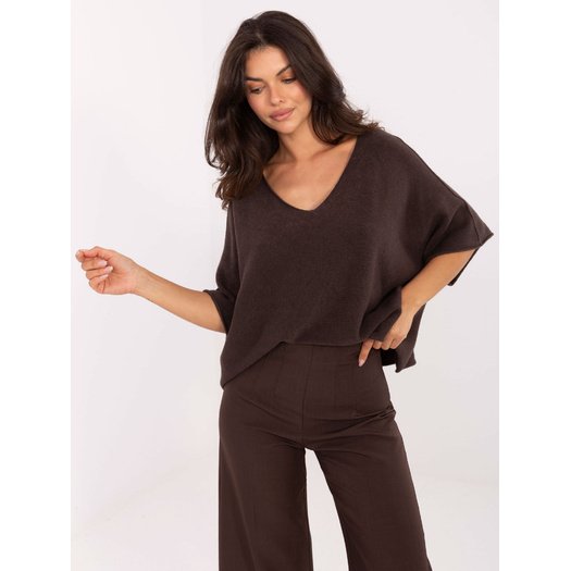 Sweter-IT-SW-2202.52-ciemny brązowy 4