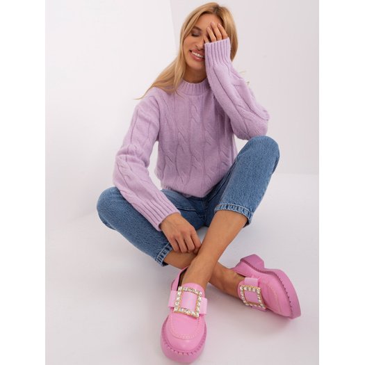 Megztinis-AT-SW-0146.10P-šviesiai violetinis