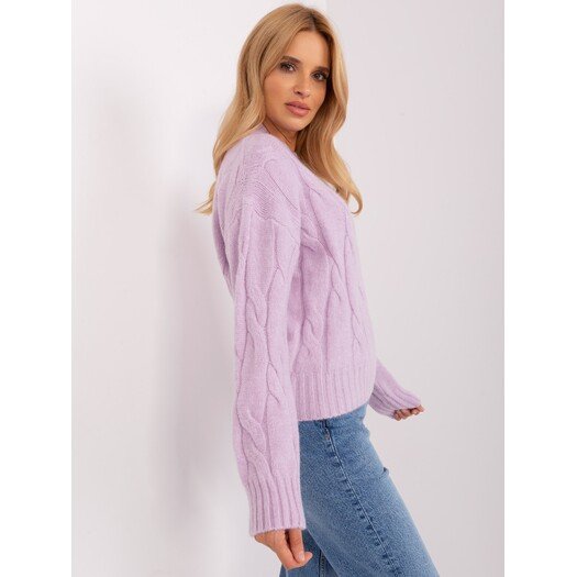 Megztinis-AT-SW-0146.10P-šviesiai violetinis