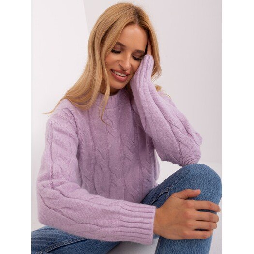 Megztinis-AT-SW-0146.10P-šviesiai violetinis